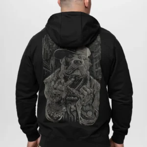 Bluza rozpinana z kapturem USA