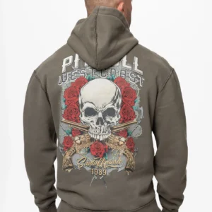 Bluza z kapturem Washed SANTA MUERTE