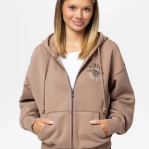 Bluza rozpinana z kapturem Washed LOVIA SKULL SURF