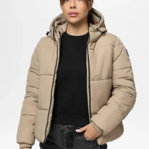 Kurtka zimowa pikowana z kapturem VISTA