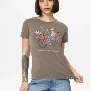 Koszulka damska Denim Washed CRUISINANDBOOZIN