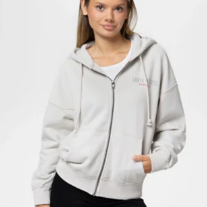 Bluza rozpinana z kapturem Washed LOVIA SANTA MUERTE