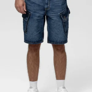 Szorty Jeansowe bojówki Navy Wash STRANDWAY